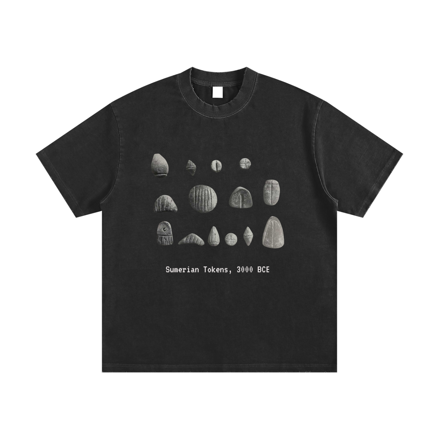 Heavyweight Vintage Washed Frayed T-Shirt