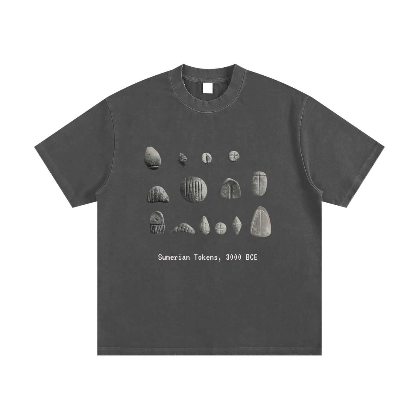 Heavyweight Vintage Washed Frayed T-Shirt