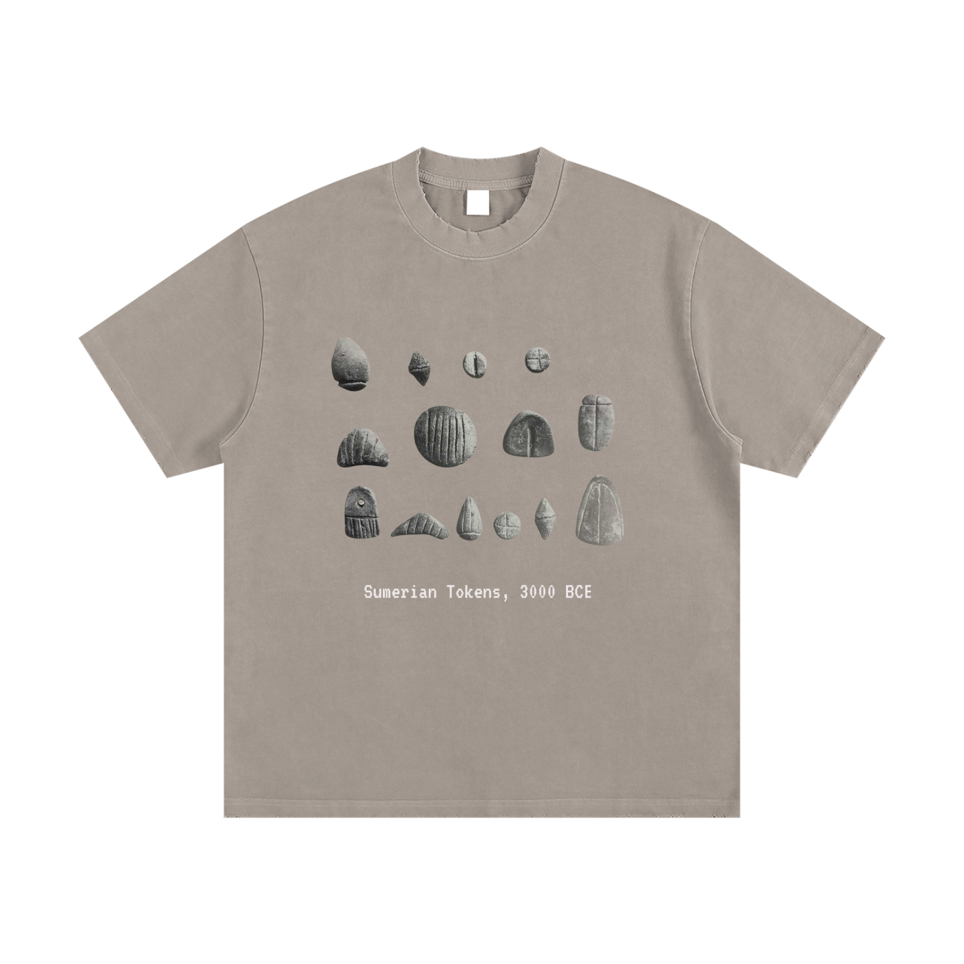 Heavyweight Vintage Washed Frayed T-Shirt